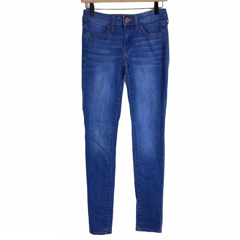 SO Jeans Low Rise Ultimate Jegging Skinny Slim Stretch Denim Size 7 Juniors